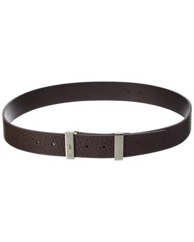 Tod's Leather Belt In Yellow