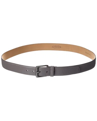 Tod's Leather Belt In Transparent