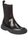 Tod's Leather Boot In Black