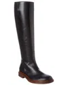 Shop Tod's Leather Boot In Black