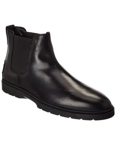Tod's Leather Boot In Black