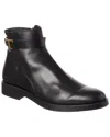 Tod's Leather Boot In Black