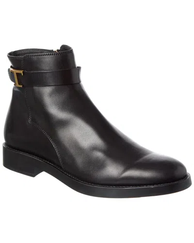 Tod's Leather Boot In Black