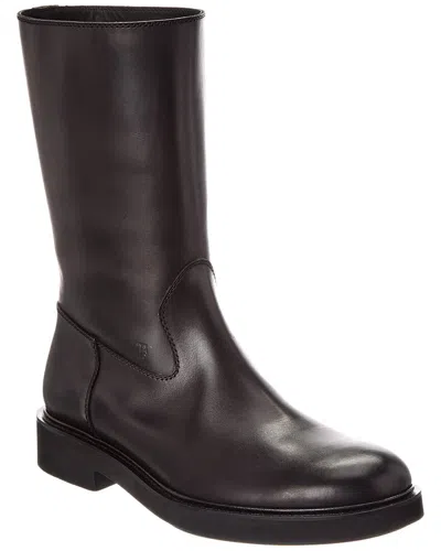 Tod's Leather Boot In Black