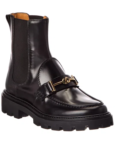 Tod's Leather Boot In Black