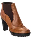 Tod's Leather Boot In Brown