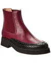 Tod's Leather Boot In Red