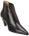 Tod's Leather Bootie In Black