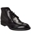 Tod's Leather Bootie In Black