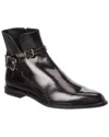 Tod's Leather Bootie In Black