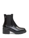 Tod's Leather Boots In Black