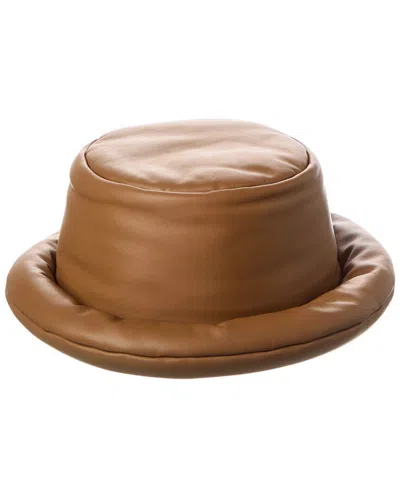 Tod's Leather Bucket Hat In Brown