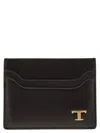 TOD'S TOD'S LEATHER CARD HOLDER WITH LOGO