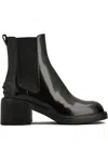 Tod's Leather Chelsea Boots In Black