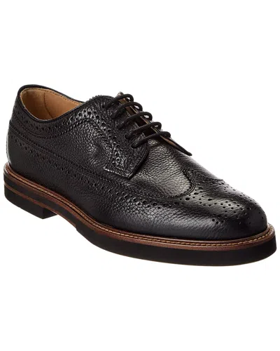 Tod's Leather Derby In Black