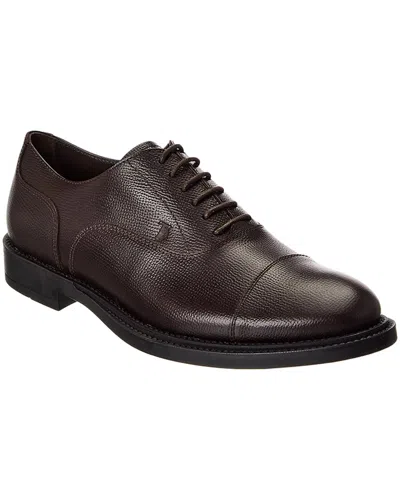 Tod's Leather Derby In Brown