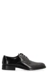Tod's Tods Mens Black Cuoio Patent-leather Derby Shoes