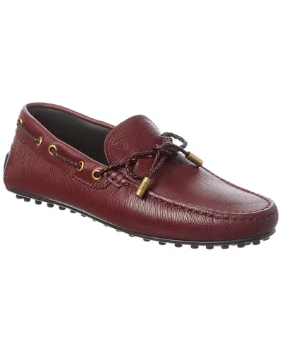 Tod's Leather Driver In Red