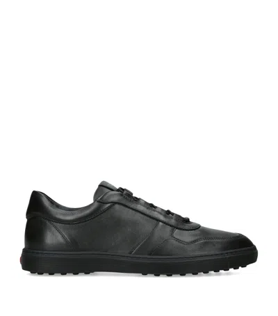 Tod's Leather Elastic Cassetta Sneakers In Multi