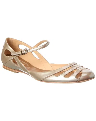 Tod's Leather Flat In Multi