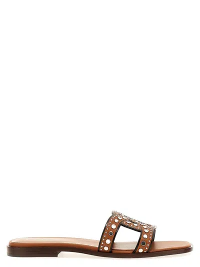 Tod's Leather Flat Sandals