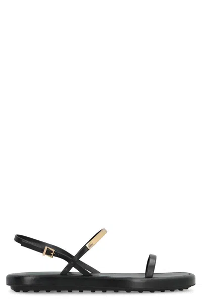 Tod's Leather Flat Sandals