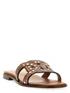 TOD'S TOD'S LEATHER FLAT SANDALS