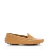 Tod's Leather Gommini Driving Moccasin In Brown