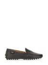 Tod's Leather "gommino" Loafer In Black