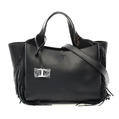 Tod's Leather Handbag Black