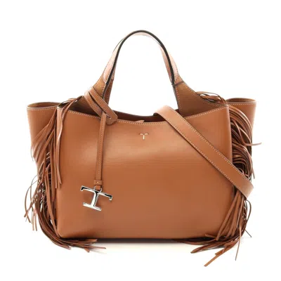 Tod's Leather Handbag Brown