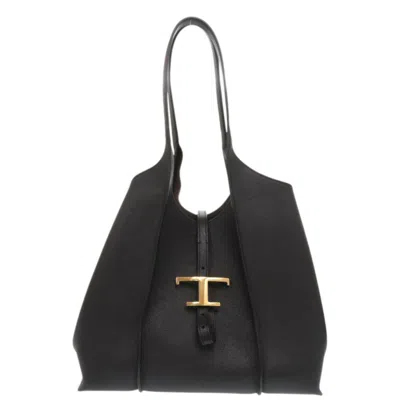 Pre-owned Tod's Leather Handbag () In Black