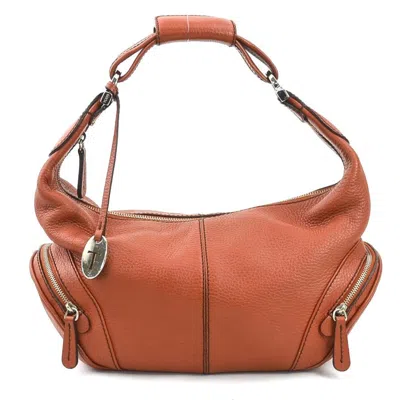 Pre-owned Tod's Leather Handbag () In Brown