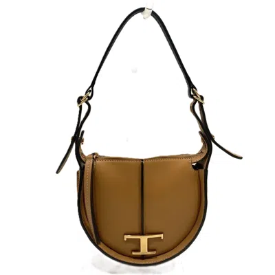 Pre-owned Tod's Leather Handbag () In Brown