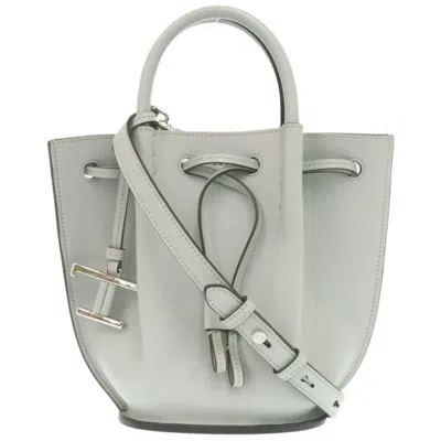 Pre-owned Tod's Leather Handbag () In Gray