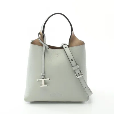Pre-owned Tod's Leather Handbag () In Green
