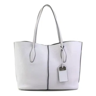 Pre-owned Tod's Leather Handbag () In Grey