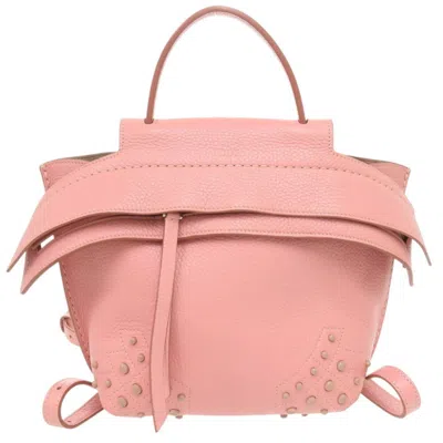 Pre-owned Tod's Leather Handbag () In Pink