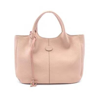 Pre-owned Tod's Leather Handbag () In Pink