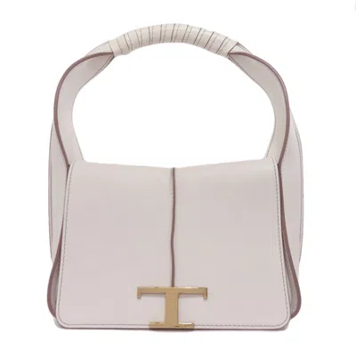 Pre-owned Tod's Leather Handbag () In White
