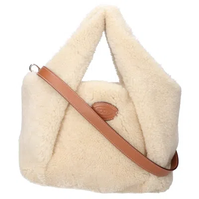 Pre-owned Tod's Leather Handbag () In White