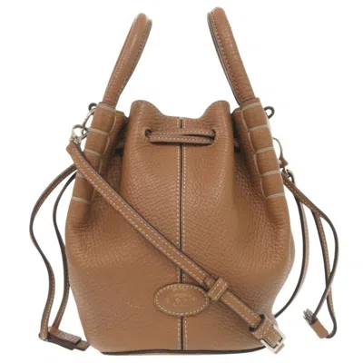Pre-owned Tod's Leather Handbag Shoulder Bag ()
