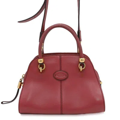 Pre-owned Tod's Leather Handbag Shoulder Bag ()
