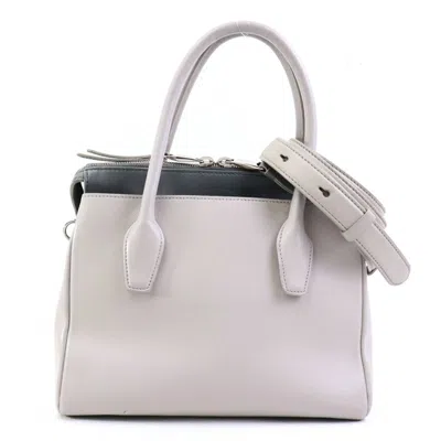 Pre-owned Tod's Leather Handbag Shoulder Bag () In Grey