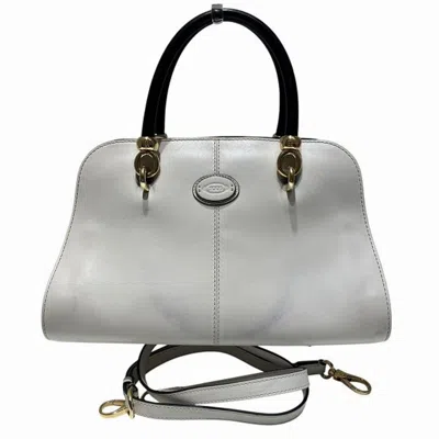 Pre-owned Tod's Leather Handbag Shoulder Bag () In Multi
