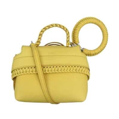 Pre-owned Tod's Leather Handbag Shoulder Bag () In Yellow