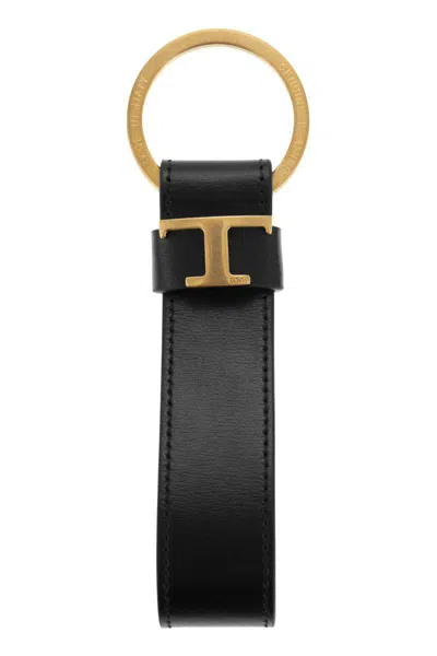 TOD'S TOD'S LEATHER KEYRING