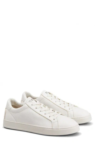 TOD'S TOD'S LEATHER LACE-UP LOW TOP SNEAKER