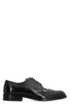 Tod's Lace-up Leather Brogues In Black