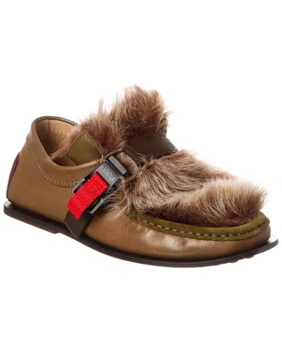 Tod's Leather Loafer In Multi